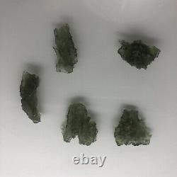 Besednice Moldavite Wholesale Lot 10 Piece Small Crystals 11.06gr/55.30ct