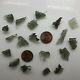 Besednice Moldavite Wholesale Lot 20 Piece Small Crystals 12.25gr/61.25ct