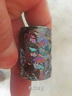 Best piece of pure 99.9% Hafnium ever! HUGE 251.78g rainbow-colored lab crystal