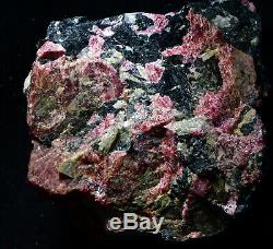 Big Piece Crystallized Eudialyte Big Xtals Thruout! Kippawa, Quebec, Canada #bk6