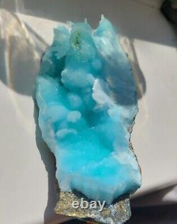 Blue ARAGONITE 386g High quality. STATEMENT PIECE! Hemimorphite AAA+++