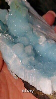 Blue ARAGONITE 386g High quality. STATEMENT PIECE! Hemimorphite AAA+++