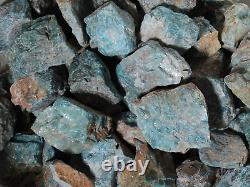 Blue Apatite Large Rough Rocks for Tumbling Bulk Wholesale 1LB options