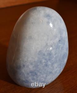 Blue Calcite Crystal Display Piece (4 lb 11.7 oz)