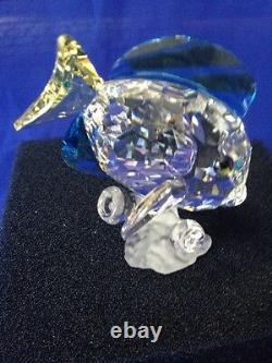 Blue Tang Fish, Colored, Trilogy Gift, Swarovski Crystal Member Piece #0886180