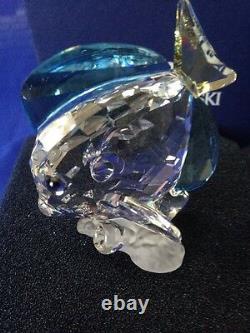 Blue Tang Fish, Colored, Trilogy Gift, Swarovski Crystal Member Piece #0886180