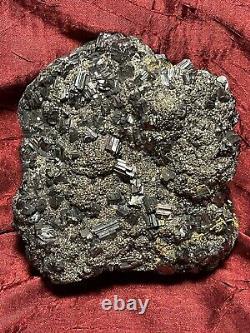 Bornite crystals in pyrite from peru. Large and rare piece