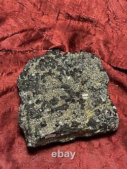 Bornite crystals in pyrite from peru. Large and rare piece