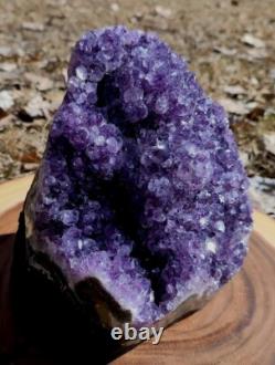 Brazilian Amethyst Geode, Sparkling Purple Amethyst 13ib Display Piece