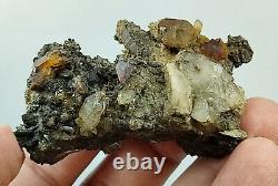 Brookite covered Quartz Crystal Clusters (small pieces) Baluchistan 14pcs