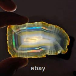 Bulk 20 Pieces Iris Rainbow Agate Slice Beautiful Indonesia Rainbow Iris Agate
