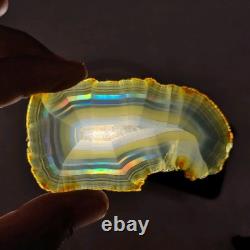Bulk 20 Pieces Iris Rainbow Agate Slice Beautiful Indonesia Rainbow Iris Agate