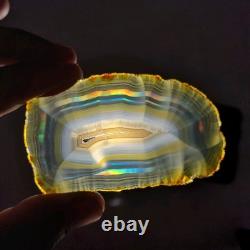 Bulk 20 Pieces Iris Rainbow Agate Slice Beautiful Indonesia Rainbow Iris Agate