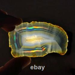 Bulk 20 Pieces Iris Rainbow Agate Slice Beautiful Indonesia Rainbow Iris Agate