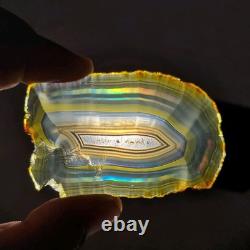 Bulk 20 Pieces Iris Rainbow Agate Slice Beautiful Indonesia Rainbow Iris Agate