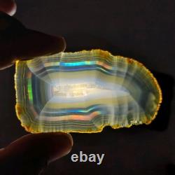 Bulk 20 Pieces Iris Rainbow Agate Slice Beautiful Indonesia Rainbow Iris Agate
