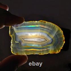 Bulk 20 Pieces Iris Rainbow Agate Slice Beautiful Indonesia Rainbow Iris Agate