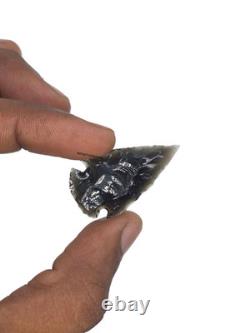 Bulk Obsidian Arrowhead 1-1.5 Natural Volcanic Stone Points Boho Jewelry Making
