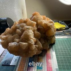 CALCITE MF6130 WITH BEAUTIFUL CRYSTALS DISPLAY PIECE SUBSTANTIAL 4270g