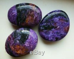 CHAROITE polished pebbles 3 pieces(265gr.)