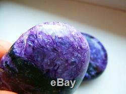 CHAROITE polished pebbles 3 pieces(265gr.)