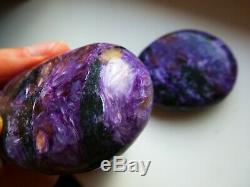 CHAROITE polished pebbles 3 pieces(265gr.)