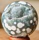 Collectors Piece 57mm 8.7oz Natural Geode Ocean Jasper Crystal Sphere Ball