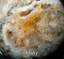 COLLECTOR'S PIECEXXL Ocean Jasper Sphere TOP QUALITY! GREAT COLOR-Madagascar