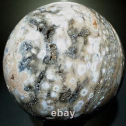 COLLECTOR'S PIECEXXL Ocean Jasper Sphere TOP QUALITY! GREAT COLOR-Madagascar