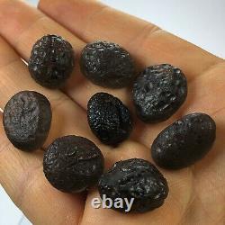 COLOMBIANITE TEKTITE HIGHEST QUALITY LOT OF 8 PIECES 24.5 gram / 0.86 oz