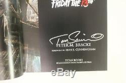 CRYSTAL LAKE MEMORIES Friday the 13th with 16 Autographs + Piece of DOCK -with COA