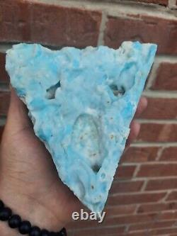 Caribbean calcite rough, very large piece