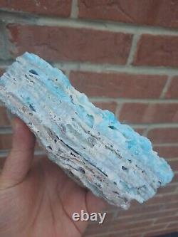 Caribbean calcite rough, very large piece