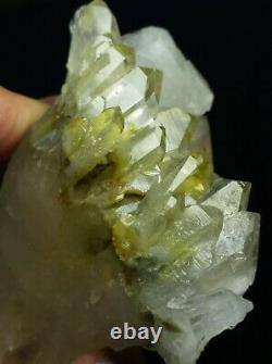 Chlorite Quartz Crystal Cluster having unique formation beautiful piece from Pak