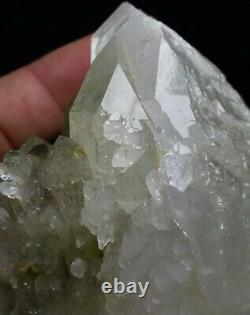 Chlorite Quartz Crystal Cluster having unique formation beautiful piece from Pak