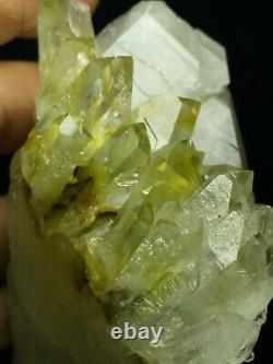 Chlorite Quartz Crystal Cluster having unique formation beautiful piece from Pak