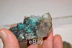 Chrysocolla over Quartz from Peru 7 piece parcel # 1234