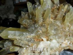 Citrine Crystal Cluster Exceptionally a Beautiful Natural Huge Piece Unique