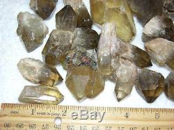 Citrine crystal all natural Congo, Africa 1 pound lot 1/2-3 inch 20 plus pieces