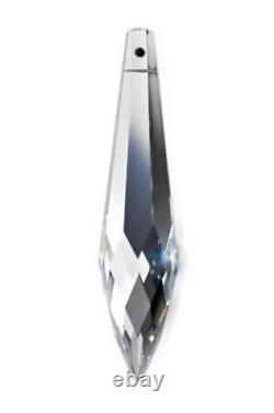 Clear Asfour Crystal, Drop Prisms, Suncatcher 63mm Crystal Prism 1 Hole