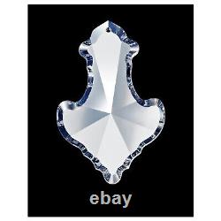 Clear Asfour Lead Crystal Pendant, 63mm, wholesale Crystals Lamp Parts #915