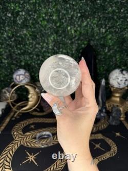 Clear Quartz Sphere Crystals, Statement Piece, Rainbows