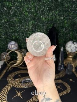 Clear Quartz Sphere Crystals, Statement Piece, Rainbows