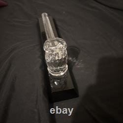 Crystal Gavel with Black Base Very Beautiful Piece Great Condition