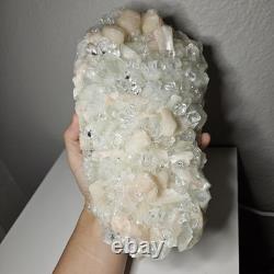Crystal Green Apophyllite On Stilbite Mineral Specimen 5lb Statement Piece