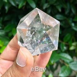 Crystal Quartz Icosahedron Lot Of 3 Pieces