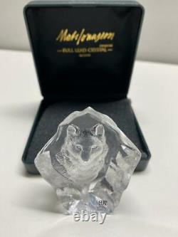 Crystal Sculptures Mats Jonasson Box Included, Set Of 5 Pieces