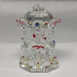 Crystal World's Crystal Carousel, Nice Piece, Signed & Numbered 398/750