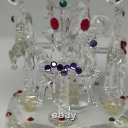 Crystal World's Crystal Carousel, Nice Piece, Signed & Numbered 398/750