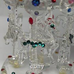 Crystal World's Crystal Carousel, Nice Piece, Signed & Numbered 398/750